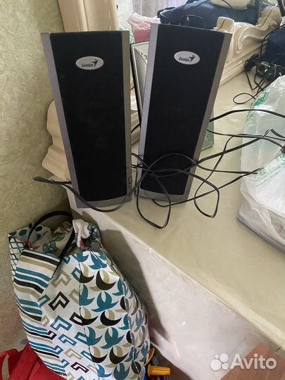 Клавиатура, колонки и мышка