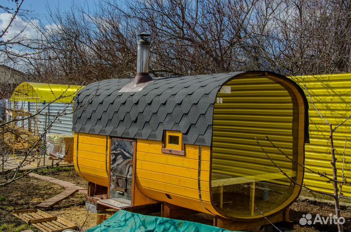 Баня бочка под ключ