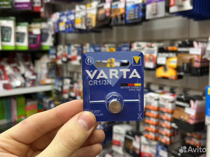 Батарейка Varta CR1/3N (3В) BL-1