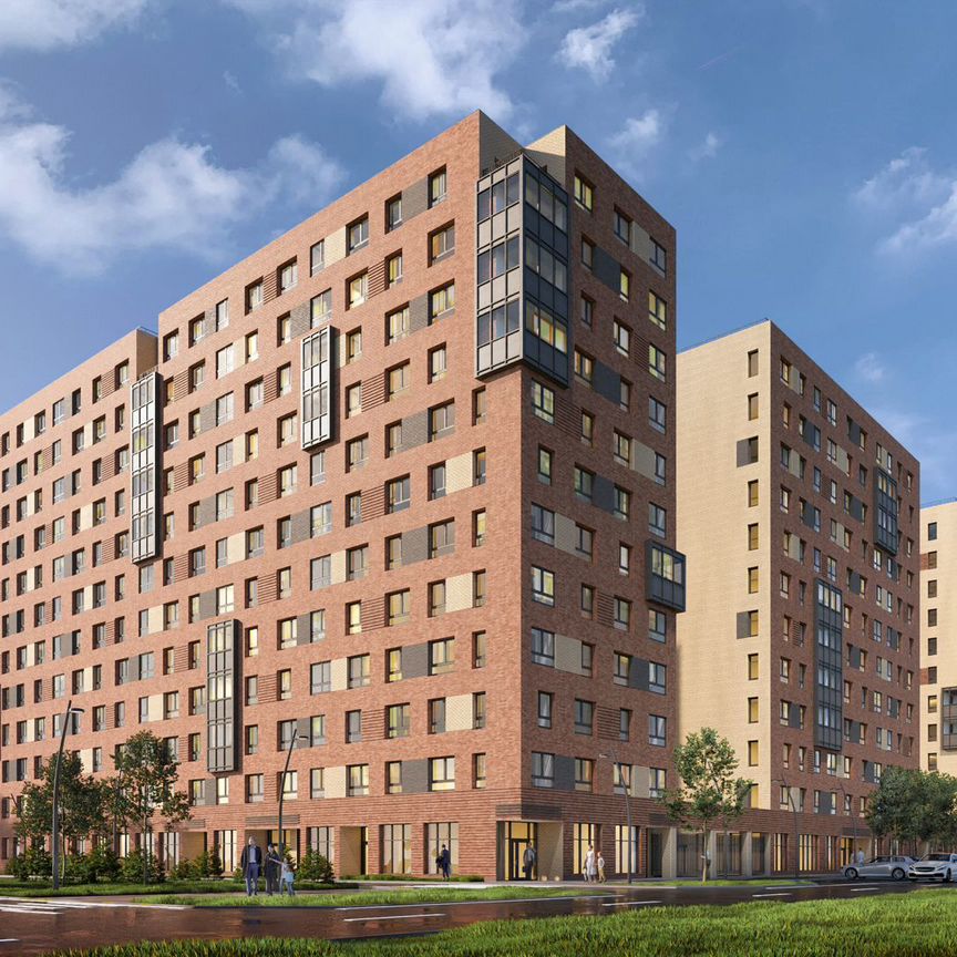 2-к. квартира, 45,5 м², 2/12 эт.