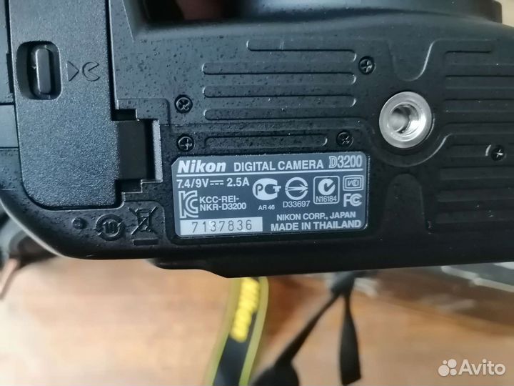 Зеркальный фотоаппарат nikon d3200 18-105 VR Kit