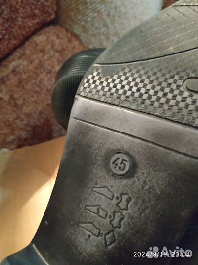 Туфли мужские 45 размер черные