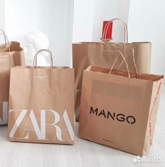 Большой пакет одежды Mango Zara