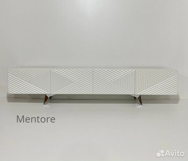 Тумба тв Bravo в белом цвете