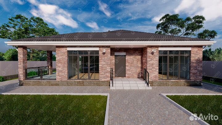 Строительство дома 137,5 м², 3 спальни, 2 с/у