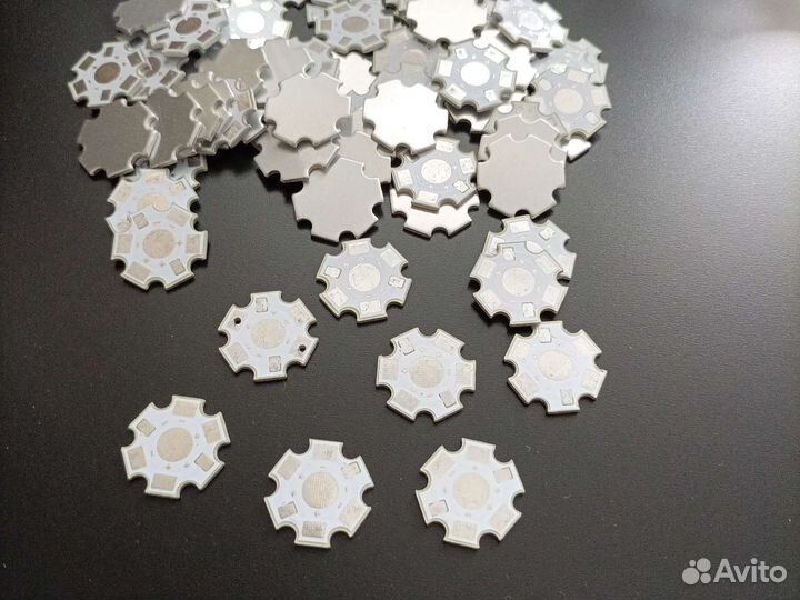 Светодиод 1W, красный 620-630 nm, 120гр, 40-50Lm