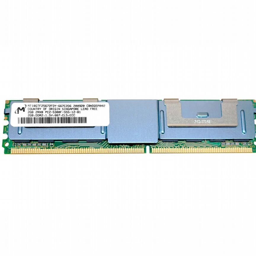 [MT18GTF25672FDY-667E2D6] Оперативная Память Micron Mt18gtf25672fdy-667e2d6