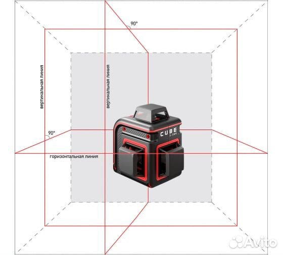 Лазерный уровень ADA cube 3-360 Basic Edition