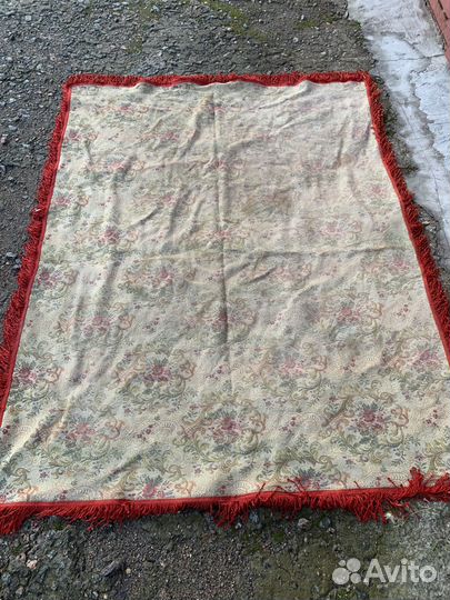 Плюшевая скатерть СССР