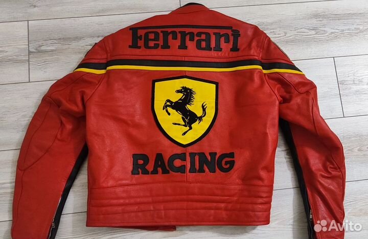 Кожаная куртка мужская 48 50 Ferrari