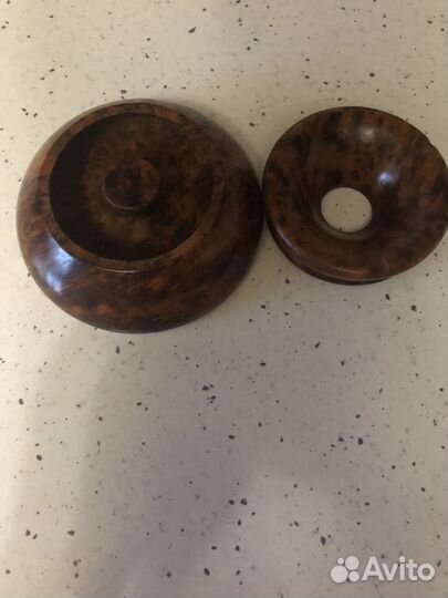 Пепельница из натурального дерева, Марокко