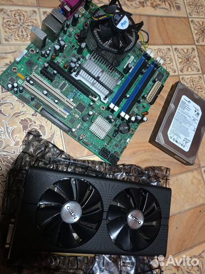 Комплектующие для пк одним лотом