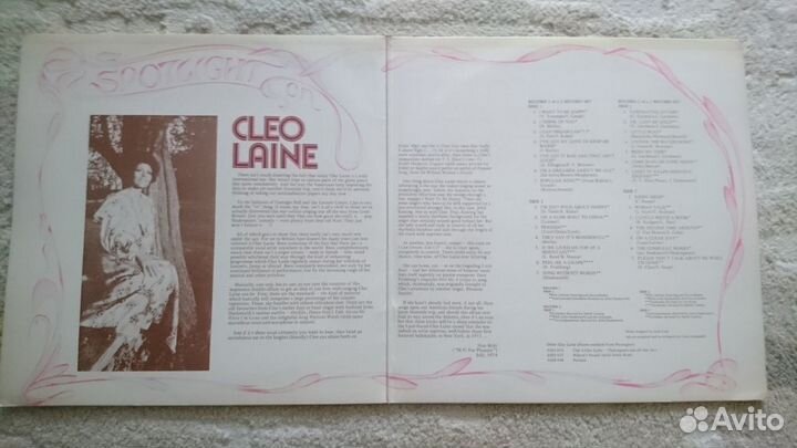 Виниловая пластинка Cleo Laine (2LP) Джаз