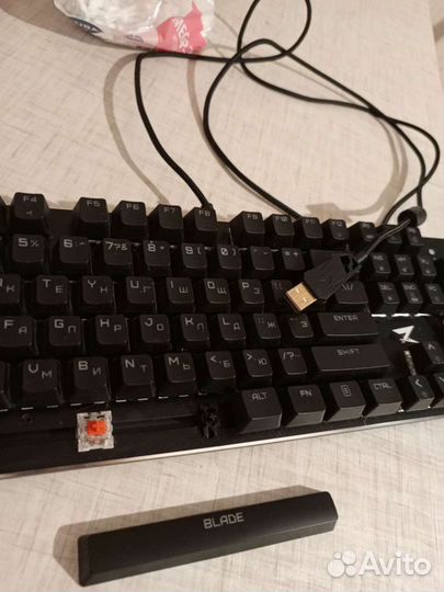 Игровая клавиатура(механическая Zet blade)