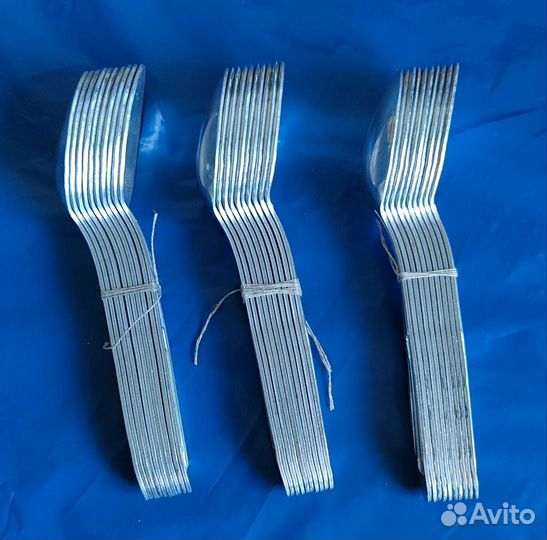 Ложки алюминиевые СССР новые 3 набора по 10 штук