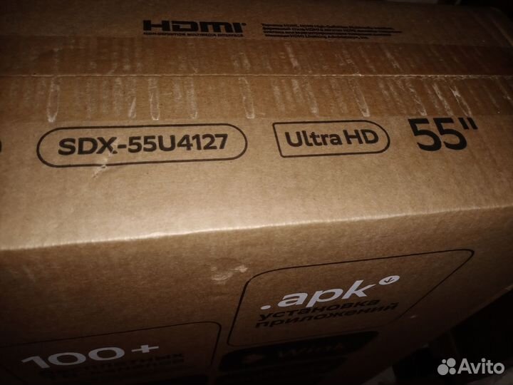 Телевизор Sber SDX-55U4127 4k