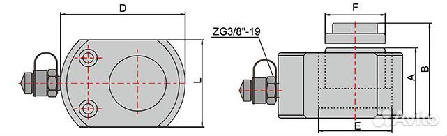 Домкрат низкий телескопический дн10-25пт