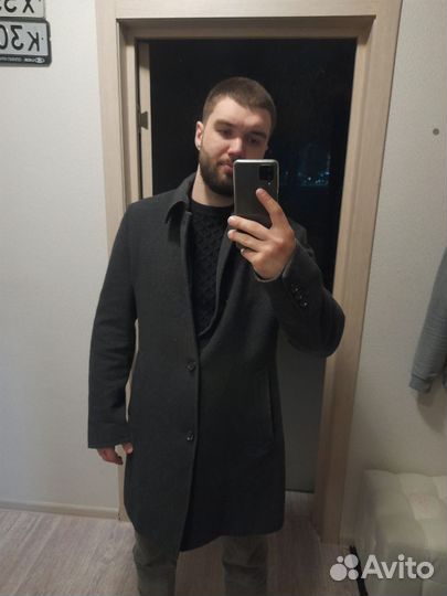 Пальто мужское hugo boss