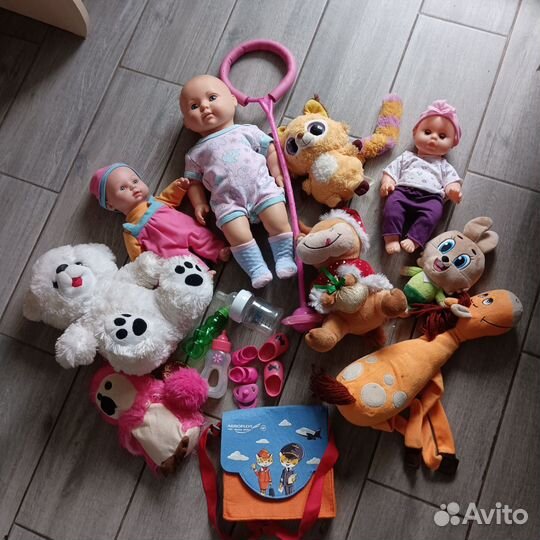 Пупсы игрушки куклы пакетом