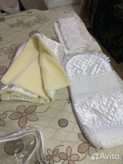 Конверт и одеяло на выписку