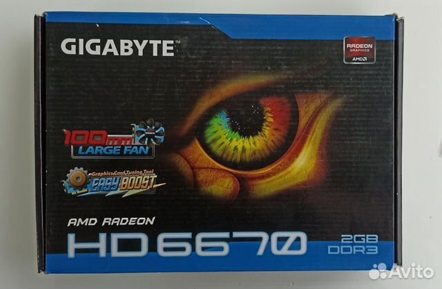 Видеокарта gigabyte AMD Radeon HD 6670 2гб