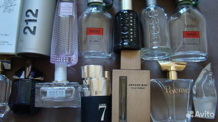 Пустые флаконы из под оригинального парфюма