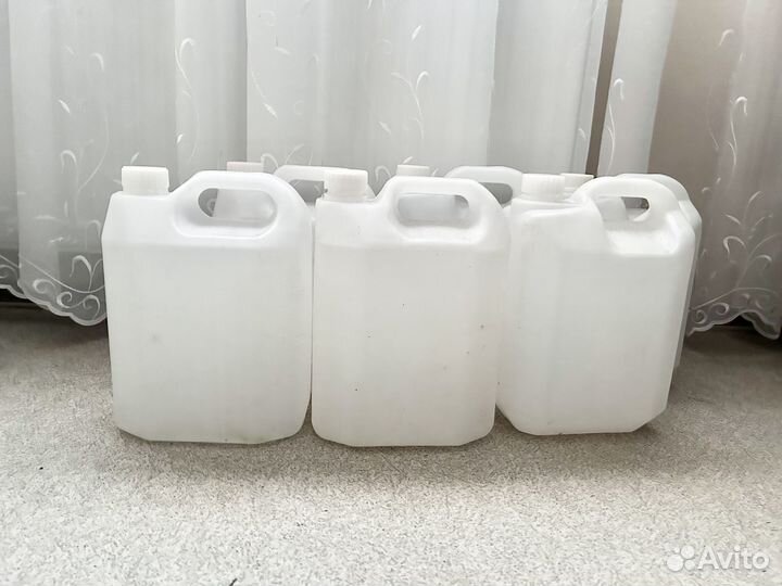 Канистра пластиковая пищевая 5 л, 10 л