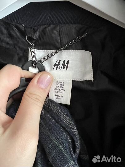 Пальто мужское h&m
