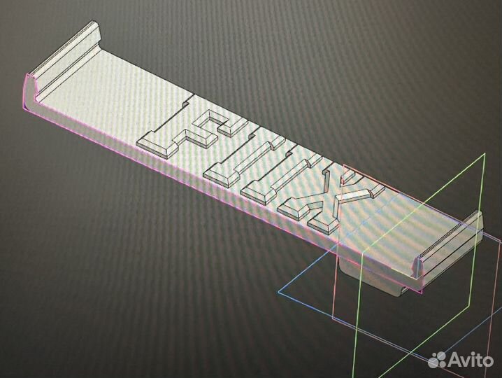 Рамка для номера fiix (быстросьемная)