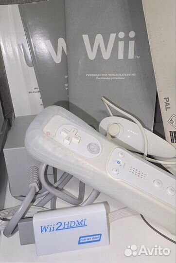 Nintendo wii в идеале, официальная + 7 дисков