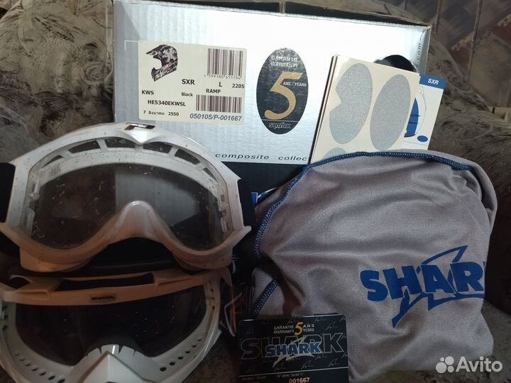 Кроссовый шлем Shark SXR размер L