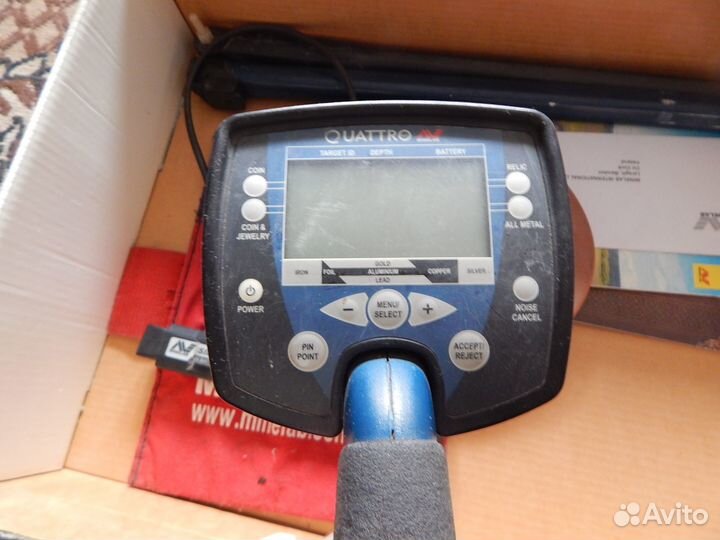 Металлоискатель minelab quattro MP
