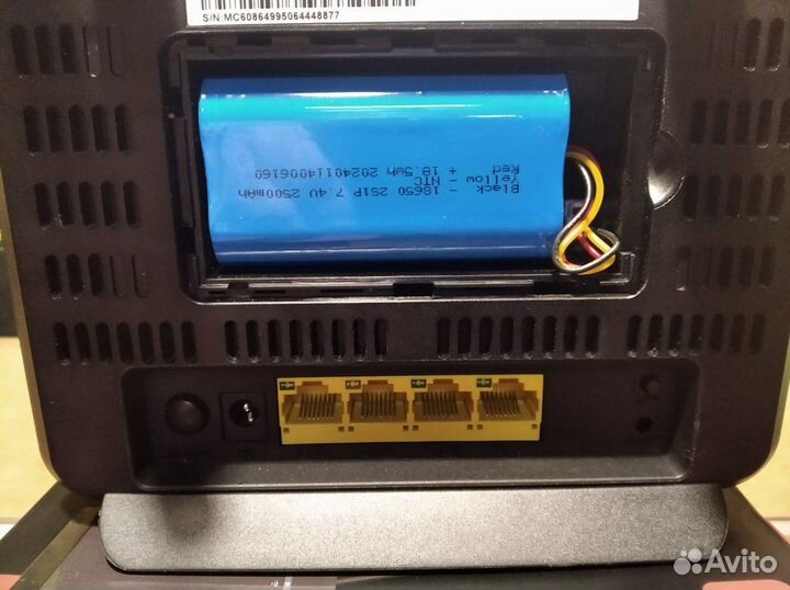 Модем 4G c WiFi акб и ант в дом/магазин, беззлимит