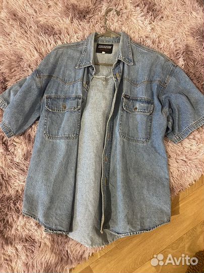 Рубашка джинсовая