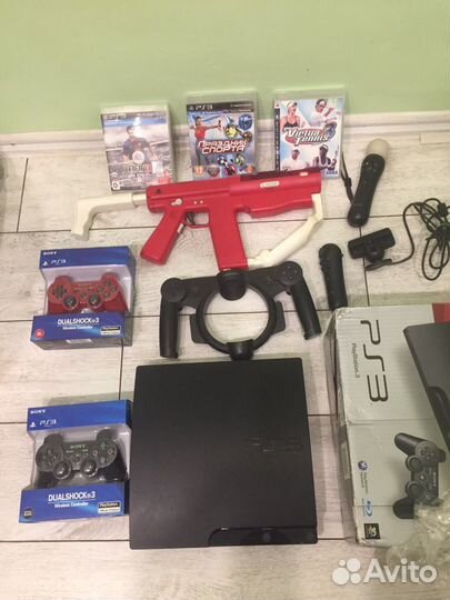Игровая приставка ps3 Прошита много игр внутри