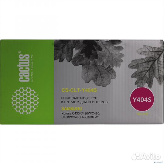 Cactus CLT-Y404S Картридж (CS-CLT-Y404S) для Samsu