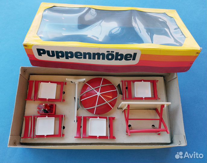 Кукольная мебель ГДР / Германия новая в коробке