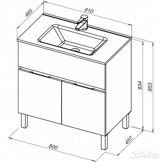 Тумба под раковину