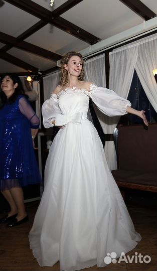 Свадебное платье 42 44 пышное