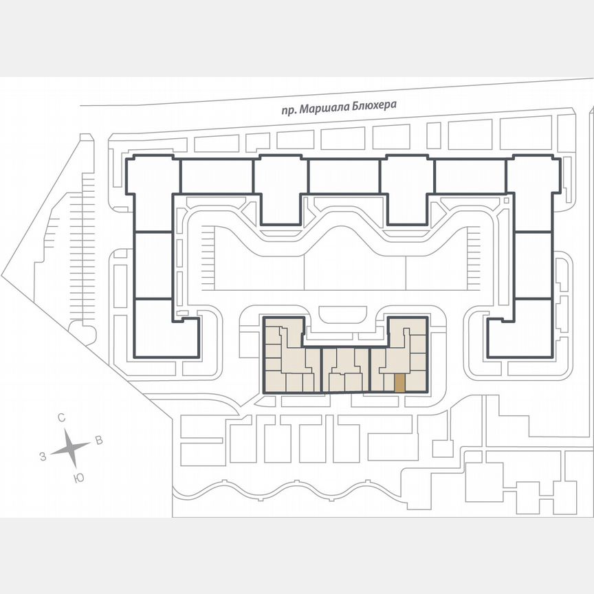 Квартира-студия, 25,2 м², 4/16 эт.