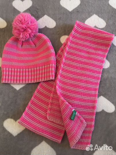Комплект шапка/шарф, варежки Benetton, H&M