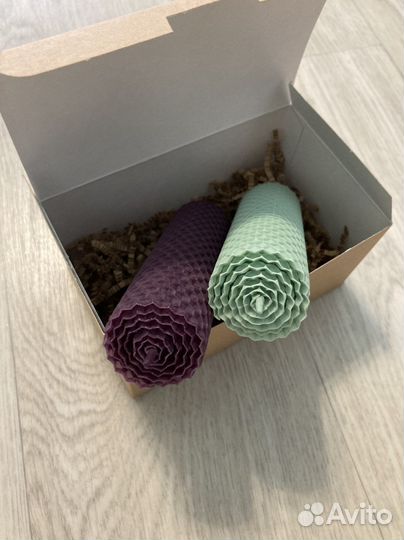 Свечи из вощины (подарочный набор)