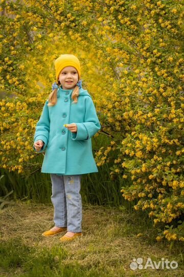 Пальто для девочки 116