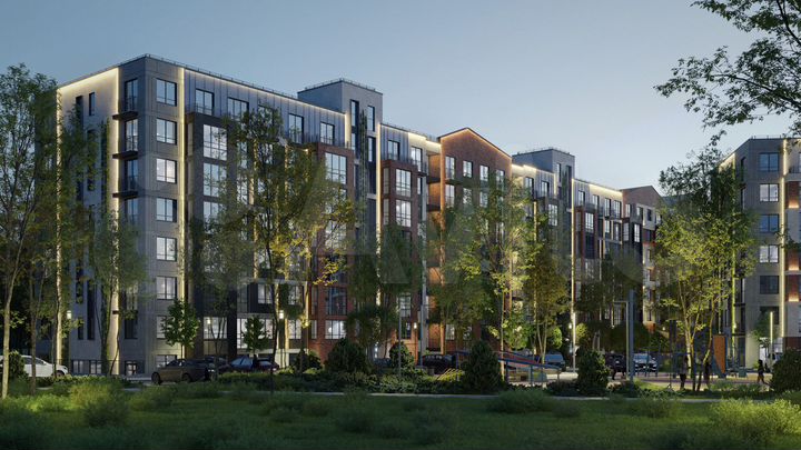 1-к. квартира, 40,2 м², 6/7 эт.