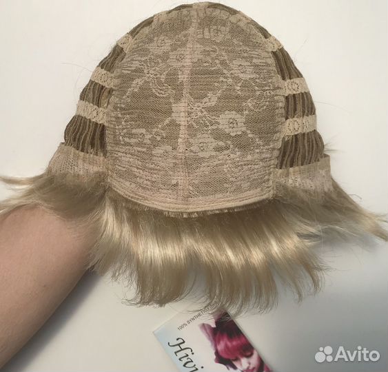 Парик новый блонд с короткой стрижкой. (Ю.Корея)