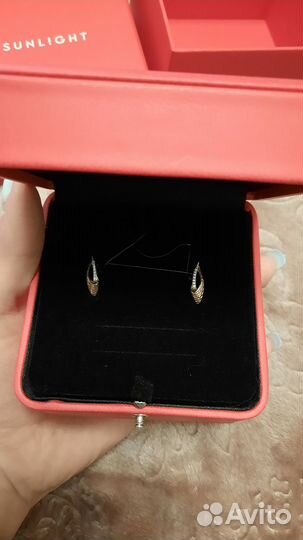 Золотые серьги