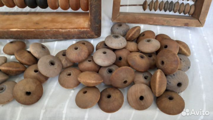 Деревянные счёты СССР 2шт
