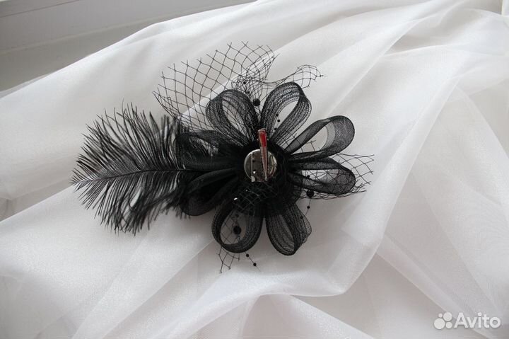 Заколка - брошка