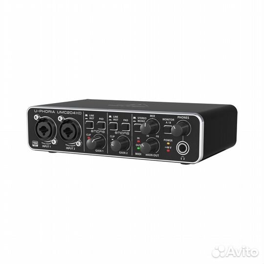 Behringer UMC204HD -USB-аудиоинтерфейс