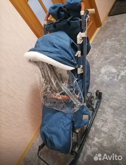 Санки коляска Nika 7 8